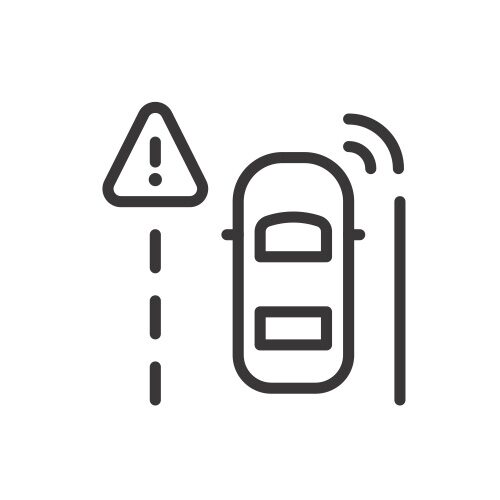 Asistencia y alerta por abandono de carril