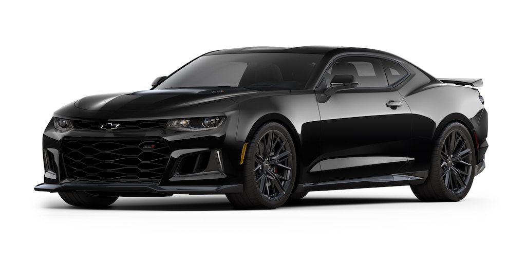 Camaro ZL1 Deep Void Matte Metálico Edición de coleccionistas con Spoiler y molduras internas con detalles en fibra de carbono