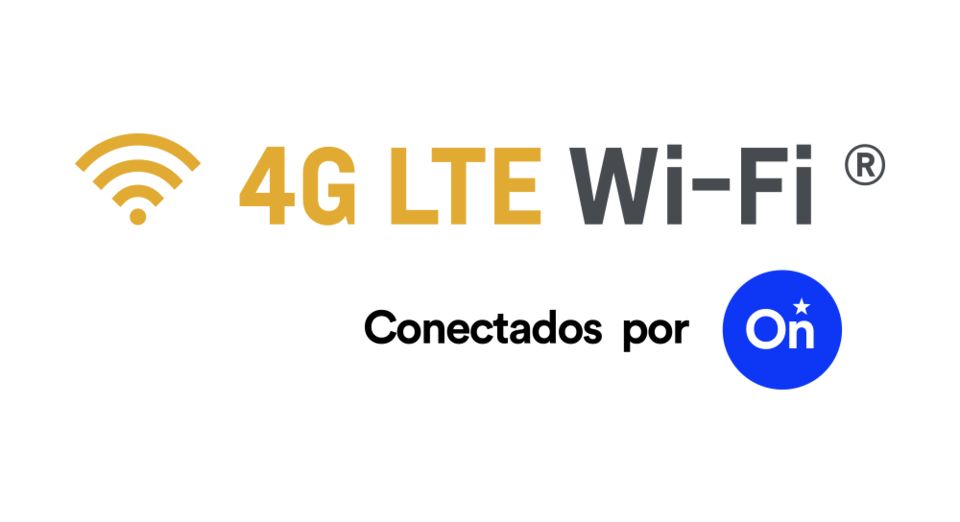 Logotipo de OnStar 4G LTE con hotspot de WiFi
